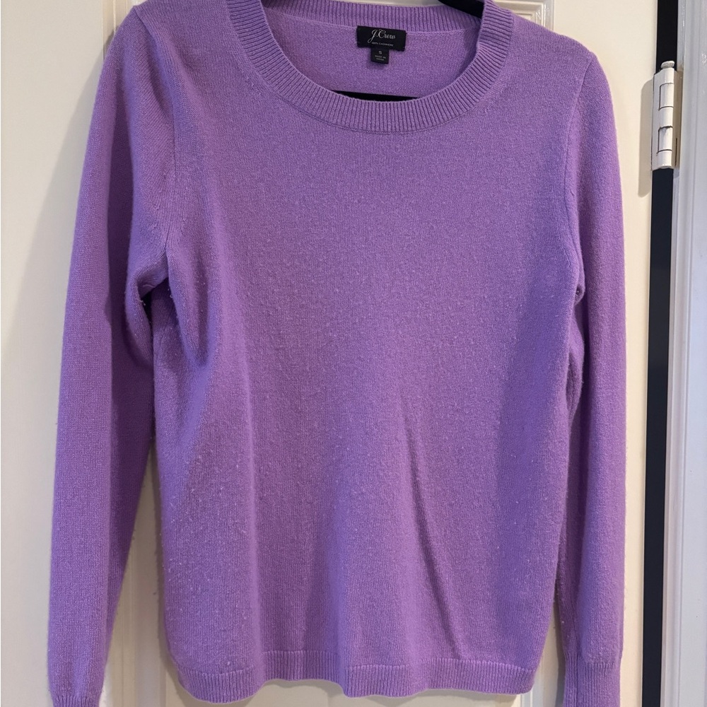 J. Crew Women's Lavender Crew Neck Sweater